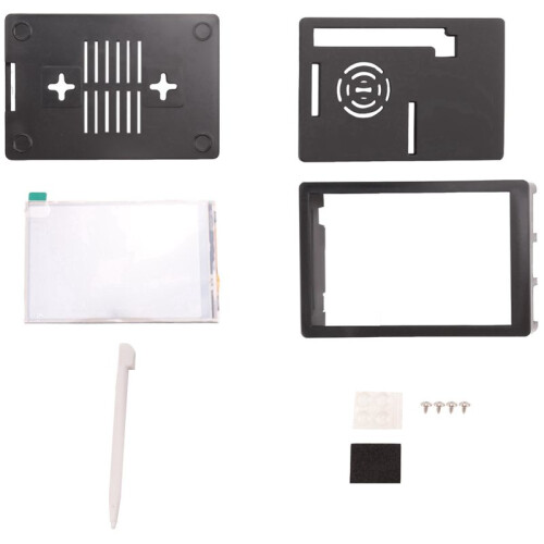 4X 3.5 Inch Tft Lcd Contact Screen 320X480 Resolution Abs Case + Touchpen for Raspberry Pi 4 B 1