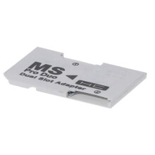 10X Speicherstick Pro Duo Kartenleser Mikro- TF auf MS Pro Kartenadapter Einzel Dual Schlitze für PSP Gamepad für PSP Karte
