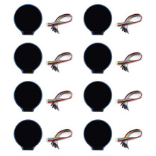 8st 1.28 Inch Ronde Display Lcd-Scherm Module GC9A01 SPI Communicatie RGB 65K Kleur Ondersteuning voor Raspberry