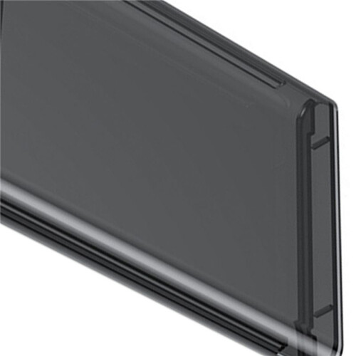 2X Caixa de Disco RíGido Cinza Transparente para Caixa RíGida Caixa de Disco RíGido de 2,5 Polegadas  para USB 3.0 Tipo-C 3.1 Caixa de Disco