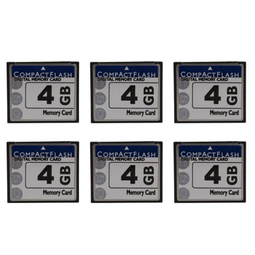 6X Professional 4GB Compact Flash Memory Card(White&)
