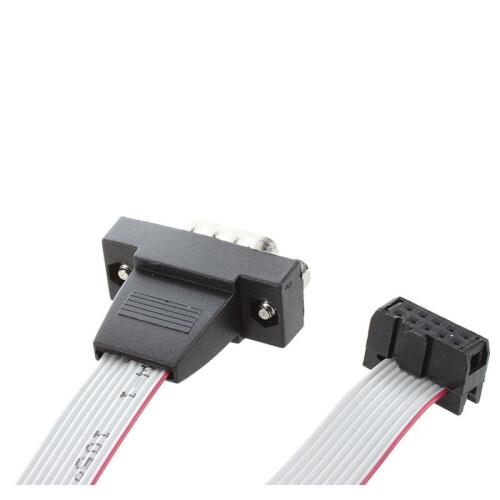 5X DB9 RS232 auf 10 Pin Flachbandkabel Steckeradapter