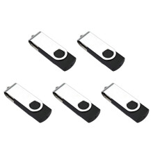 5X 128MB USB 2.0 Flash Drive Memory Stick Data Thumb Storage U Disk Device Color:Black