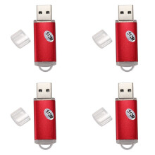 4X USB 2.0 Flash Memory Stick Pen Drive Storage Thumb Color:Red Capacity:512MB