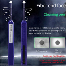 2X för LC/MU 1,25 mm Fiberoptisk RengöRingspenna One-Click Cleaning Fiber Cleaner Verktyg Optisk Fiberkontakt RengöRingsmedel