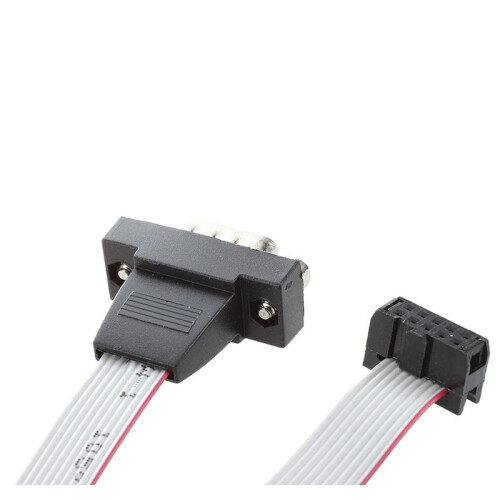 4X DB9 RS232 to 10 Pin Ribbon Cable Connector Adapter