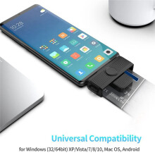 2X Typ-C-Smartcard-Lesegerät Smartcard-/SIM-/ID-/CAC-Karten-Smartcard-Lesegerät-Adapter für Android-Telefone PC Computer