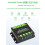 6X Waveshare Industrial 4-Way USB3.2 Gen 1 Hub 2IN-4OUT Dual Host Shared Random Switching Multiple Protection Circuit 5