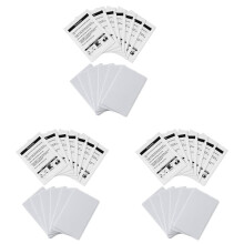 Cartes de Nettoyage CR80, Nettoyeur de Lecteur de Carte Double Face, Cartes de Nettoyage de Terminal à Balayage POS -CR80, Nettoyeur de Puces de