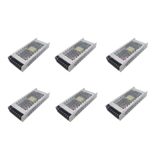 6X 5V 40A 200W Ultra-Thin Switching Power Supply Billboard Electronic Screen LED Display Power Supply 1