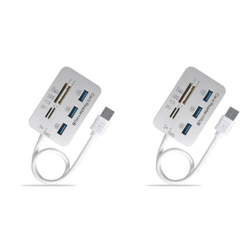 2X USB HUB 3.0 USB Splitter 3  Extensor Multi USB Extension Multiple 3 0 Hub -Kortläsare USB3.0 Expander för PC
