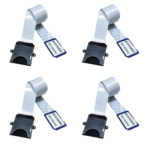 4X  to  Card Extension Cable Card Read Adapter Flexible Extender Micro- to /SDHC/SDXC