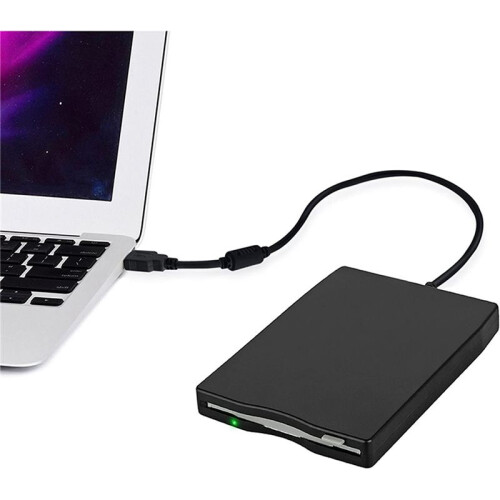 2X Unidade de Disquete USB de 3,5 Polegadas USB Unidade de Disquete Externa PortáTil de 1,44 MB FDD Plug de Unidade USB e para PC com Windows XP 1