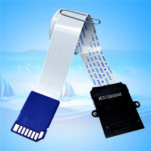 4X  to  Card Extension Cable Card Read Adapter Flexible Extender Micro- to /SDHC/SDXC