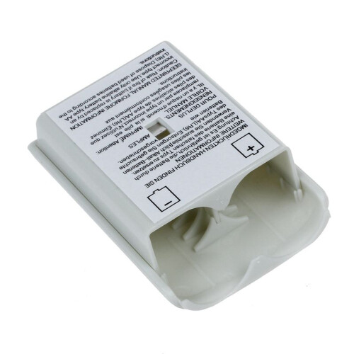 3X White Replacement Battery Shell PACK Case Cover Holder for Minisoft  360 Wireless Controller Game Gamepad 2