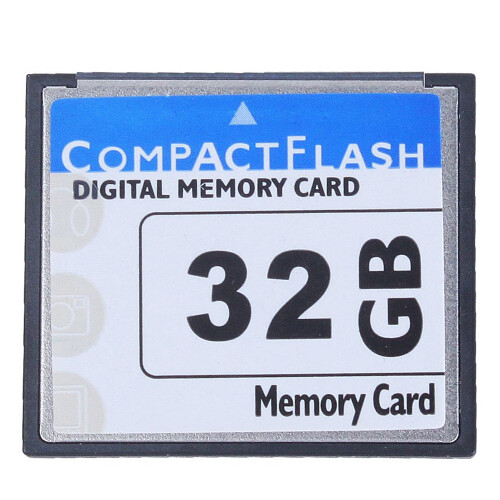 Professional 32GB Compact Flash Memory Card(White&)