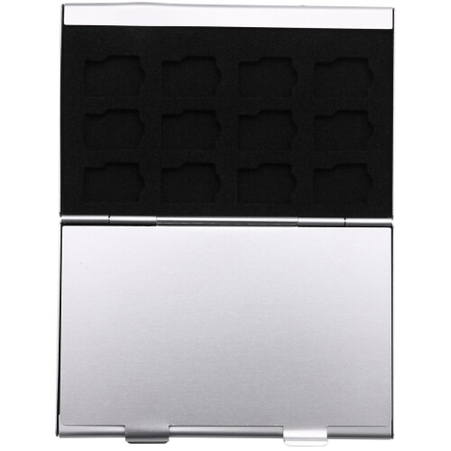 Aluminum Memory Card Case Box Holders For 24pcs TF Micro- Card color random 2