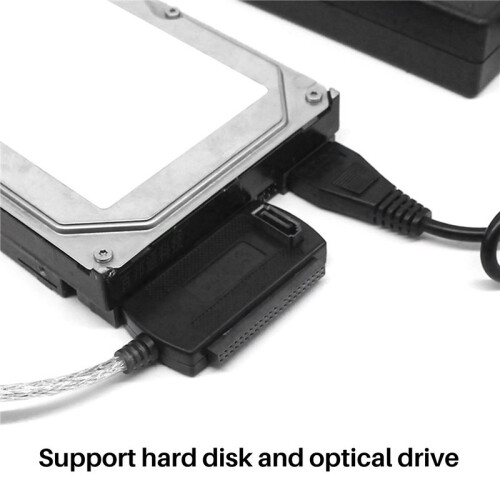 USB 2.03.52.5 IDE  Hard Disk Drive HDD Converter Cable Adapter Black 1