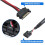 3X 9Pin USB Header Splitter with  Power Cable, Internal USB Hub Extension USB 2.0 Splitter Connector for Motherboard 5