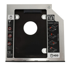 Festplatten Box Fach 9.5 mm Universal Zweite Festplatte HD SSD Festplatten Box Festplatten Box Fach fuer 9.5 mm Laptop CD / DVD-ROM Laufwerk
