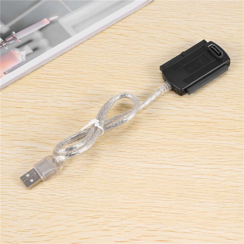 USB 2.03.52.5 IDE  Hard Disk Drive HDD Converter Cable Adapter Black
