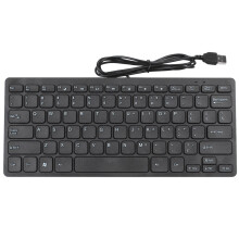 Draht Tastatur Ultraduenne Leise Kleine Grösse 78 Tasten Multimedia Usb Tastatur Fuer Laptop Pc