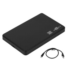 Custodia Da 2,5 Pollici USB HDD un Disco Rigido USB 2.0 Contenitore Esterno per Unità Disco Rigido HDD con Cavo USB
