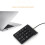 Wired Numeric Keyboard Keypad Number 18 Keys USB Cable for Laptop Work From Home 9