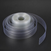 10Meters 23mm Width PVC Heat Shrink Wrap Tube Clear for 1 x AA Battery
