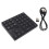 2.4G Wireless Numeric Keypad, Rechargeable Number Pad Keyboard with 35 Keys for PC/Laptop// 1