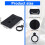 Storage Travel Case Silicone Protective Cover for  T7 Press Portable SSD External Solid State Drives 7