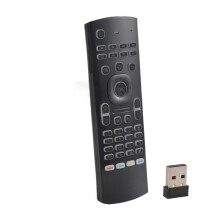 MX3 Air Mouse Bezprzewodowa Klawiatura PodśWietlana Inteligentny 2.4G RF dla X96 Tx3 H96 Android TV Box