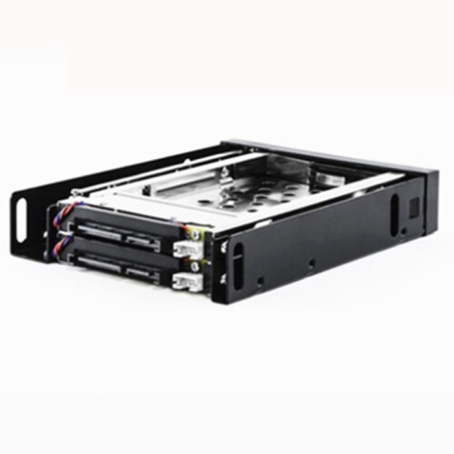 2.5 Inch Floppy Disk Drive Tray 2-Bay Disk Drive  for HDD/SSD Hard Disk Enclosure Extraction Box 2