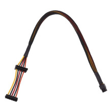 Câble D'Alimentation HDD Adaptateur à Angle Droit 15 Broches X2 Vers 6 Broches ATX pour Inspiron 3653 SéRie 3650 Compatible