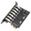 USB 3.0 PCI-E Expansion Card Adapter 7  USB 3.0 Hub Adapter External PCI-E Extender PCI Express Card for Desktop 1