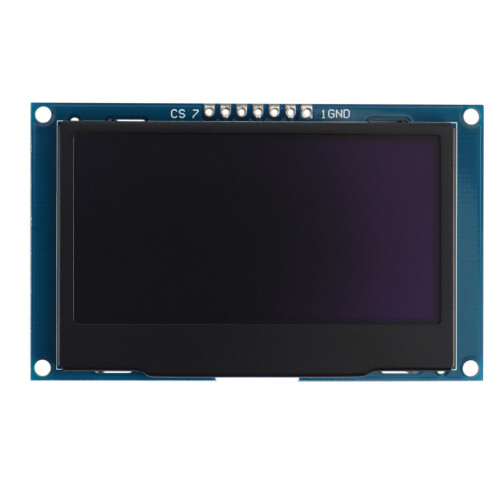 MóDulo de ExibiçãO OLED de 2,42 Polegadas 12864 128X64 IIC I2C SPI Tela LCD Serial para C51 STM32 SSD1309 (Fonte Branca)