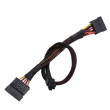 Kabel ZasilająCy 6Pin do 15Pin X2 do Vostro 3650 3653 3655 Komputer Stacjonarny HDD SSD Kabel RozszerzająCy