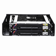 2.5 Inch Floppy Disk Drive Tray 2-Bay Disk Drive for HDD/SSD Hard Disk Enclosure Extraction Box