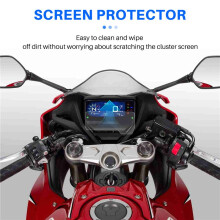 For CBR650R / CB650R / CBR500R / CB500F/X 2019+ Motorcycle Dashboard Screen Protector Film Anti-Scratch TPU