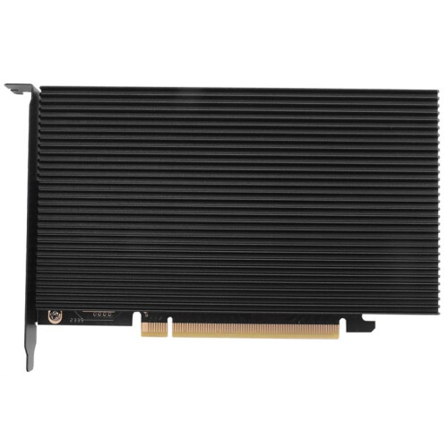 M.2 NVME Till PCIe 4.0 X16 Adapter Card, StöDer 4 NVMe M.2 2280, StöDer Bifurcation