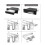 Gabinete de Backplane de Disco RíGido  III Interno de 5,25 Polegadas Sem Bandeja Interna Rack de Troca a Quente para HDD de 2,5/3,5 Polegadas 5