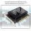 PCIEX16 NVME M2 MKEY SSD  Array Expansion Adapter Card Motherboard PCIE Split Card 3