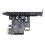 PCI-E 1X Naar USB 3.2 GEN1 5Gbps 20Pin Frontpaneel Header (Naar Type-C Frontpaneel Header) Frontpaneel Connector Riser Card 3