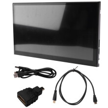 7 Inch 1024X600 Lcd-Scherm IPS Volledige Kijkhoek Besturingskaart Capacitieve Scherm Touch Display voor Raspberry Pi