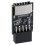 USB 2.0 Front Panel Header USB 9Pin to USB 2.0 Type-E Internal Adapter Motherboard Plug Adapter 3