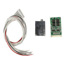 BateríA de Litio BMS Equilibrada 13S 48V 15A 20A 30A 18650 Paquetes de Carga PCB PCM para E-Bike/Banco de EnergíA EnergíA Solar (15A)