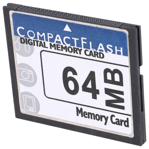 64MB Compact Flash Memory Card for Camera, Advertising Machine, Industrial Computer Card