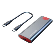 M2 SSD Case M.2 un USB 3.1 Gen 2 10 Gbps NVMe SSD Enclosure per NVMe PCIE M Key/(B+M) Key SSD Hard Disk, M2 SSD Case CC
