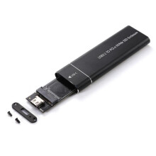 Adattatore per Custodia SSD M.2 NVMe 10 Gbps USB C 3.1 Gen2 Custodia NVMe Custodia Esterna Lettore NVMe Custodia NVMe Argento