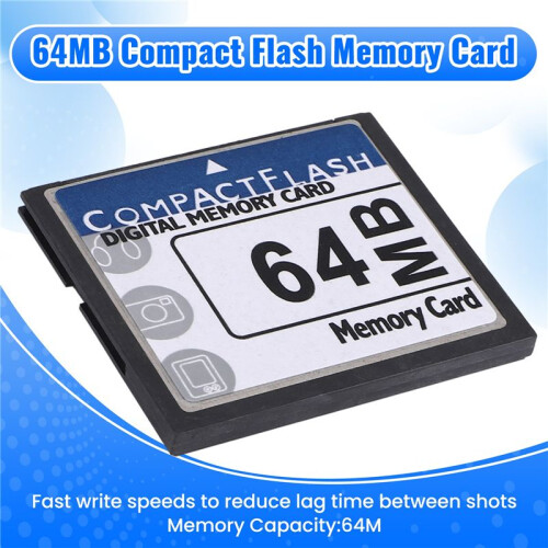 64MB Compact Flash Memory Card for Camera, Advertising Machine, Industrial Computer Card 2